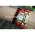 gorgeous snakeskin rhinestone digital women bracelet for watch